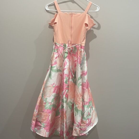 Speechless Girls Off The Shoulder Style Formal Gown Size 12 - Picture 4 of 4